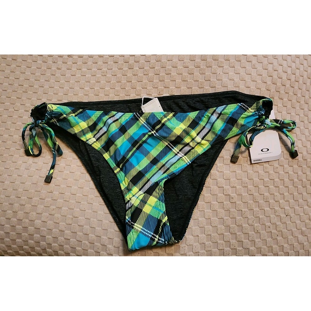 Bikini  Swimsuit Bottoms Reversible Women's By Oakley NWT Size XL